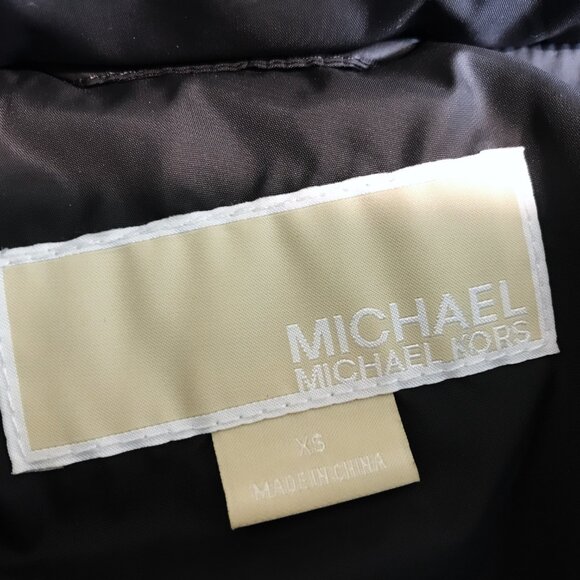 MICHAEL Michael Kors Down Filled Jacket Black Coat - Picture 7 of 9